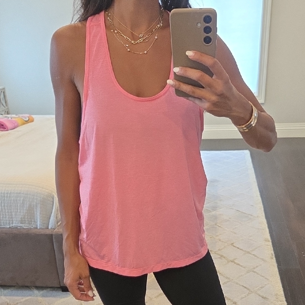 BRAND NEW WOMEN'S ALL ACCESS BY BANDIER SPORTS EXERCISE TANK TOP HOT PINK S $48